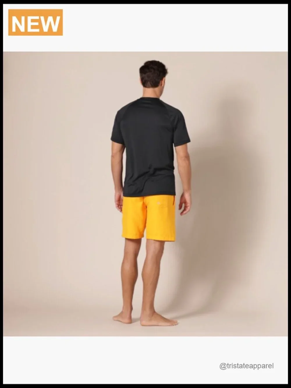 Men's Slim-Fit Quick-Dry UPF 50 Swim Tee